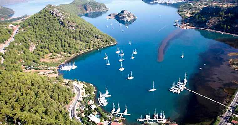 Magnificent beauty of Marmaris Kızılkum Cove