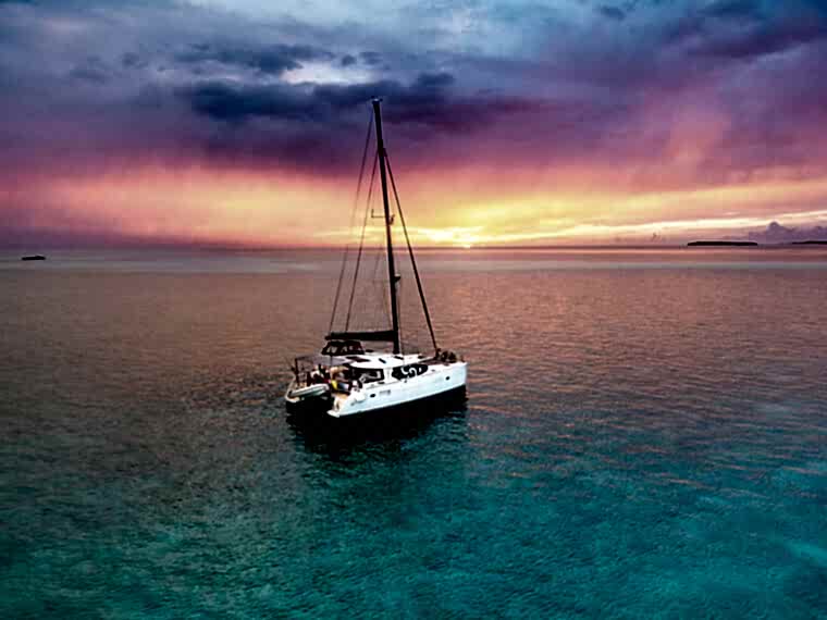 For an Isolated and Comfortable Vacation: Catamaran